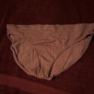NWOT Victoria's Secret Mauve Ribbed Bikini Panty